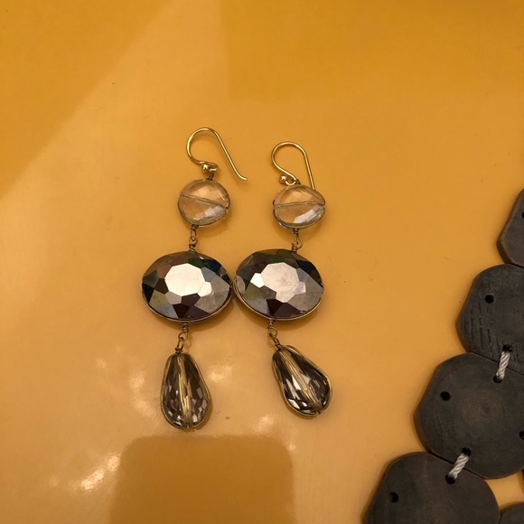 Unique! ๐ Gemstone Drop Earrings - Picture 1 of 3